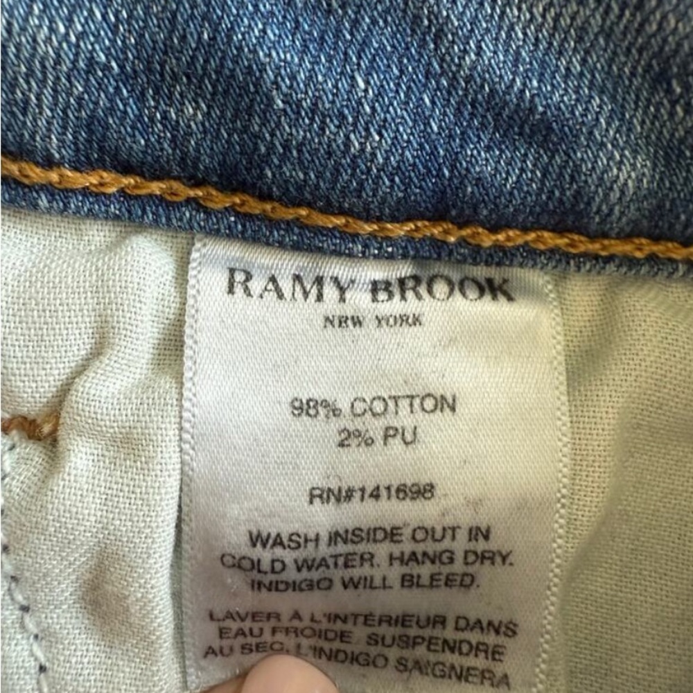 Ramy Brook Light Wash Blue High-Rise Flared Jeans - Picture 7 of 7